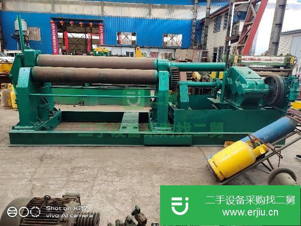 江西出售二手實心W11-25*2200液壓下拉全自動卷板機
