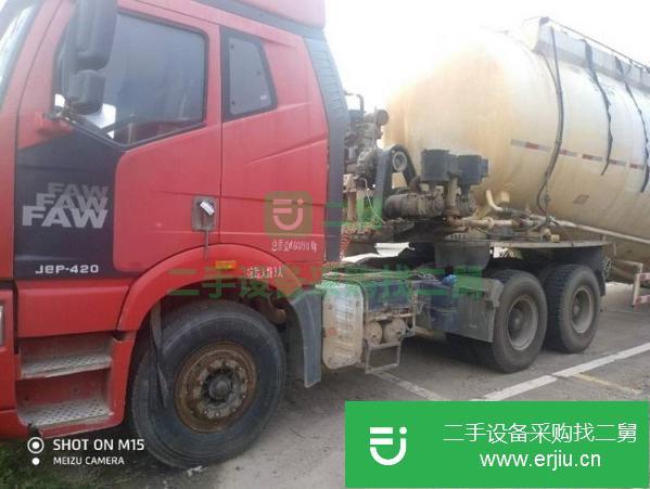 廣東出售二手一汽解放水泥罐車(chē)