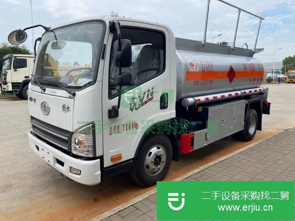 廣東出售二手解放虎V，5噸油罐車