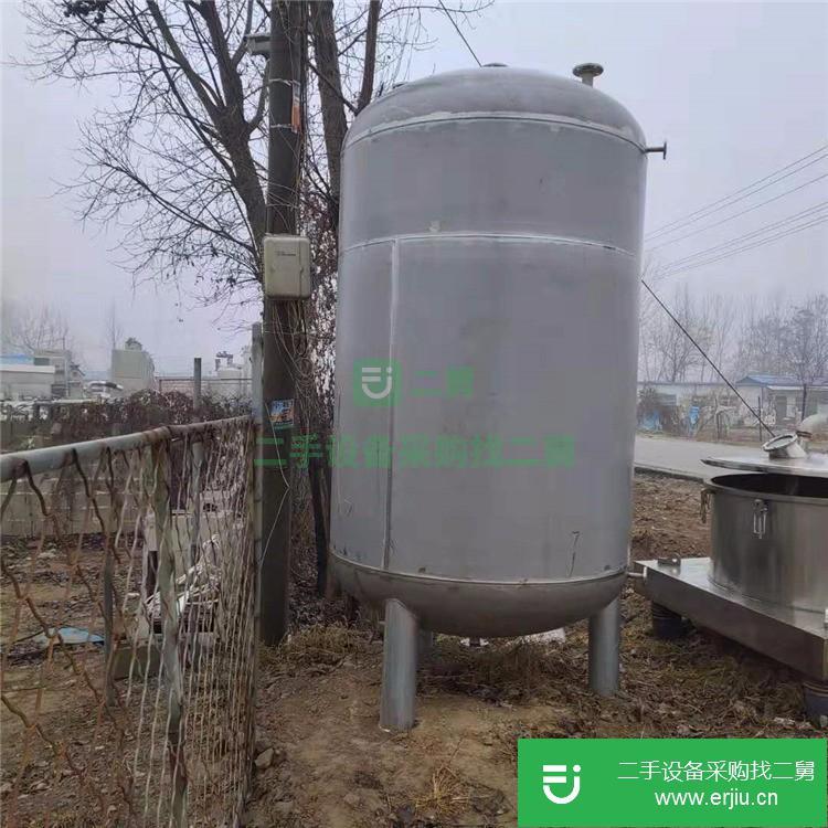 山東出售二手不銹鋼儲罐