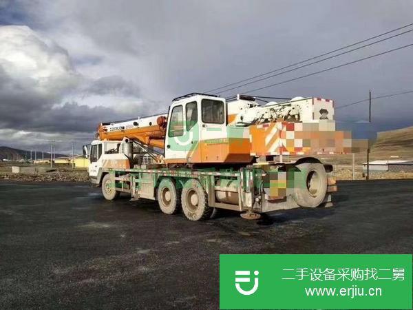 河北出售二手中聯(lián)橙色關(guān)愛25vf5汽車吊