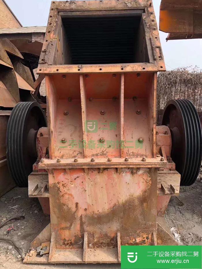 河南出售二手錘式破碎機 時產200噸