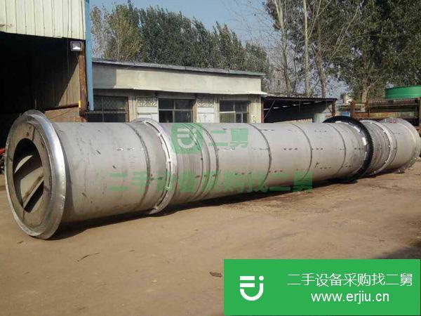 河南出售1.5×15米二手滾筒不銹鋼烘干機