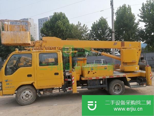 河南出售二手18米伸縮臂高空工程車