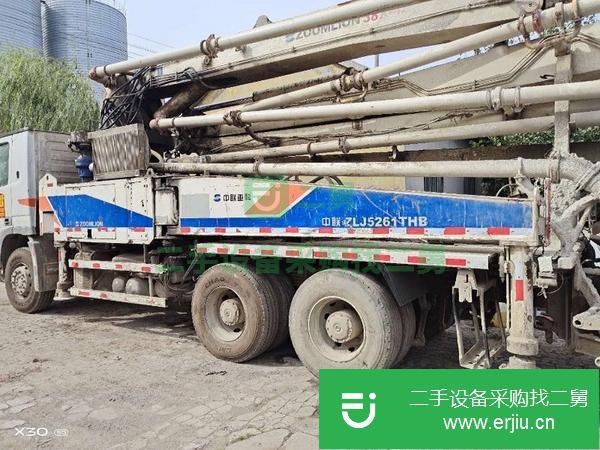 河北出售中聯泵車，奔馳37米底盤，手續齊全
