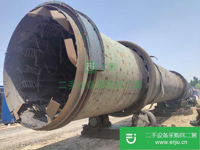 河南出售二手2.8×20米滾筒式煤泥烘干機