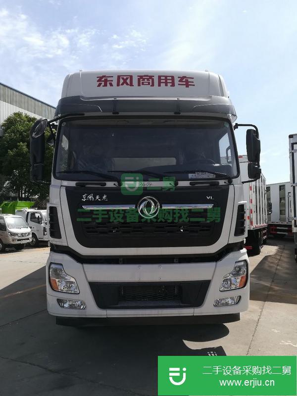 湖北出售二手東風(fēng)天龍前四后八40方散裝飼料運(yùn)輸車