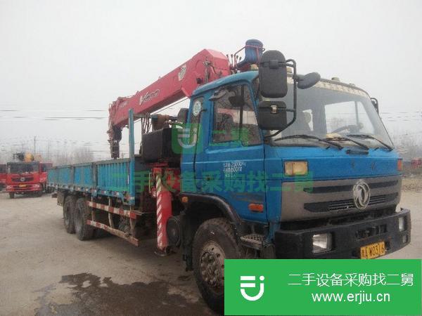河南出售二手十二噸后八輪隨車吊