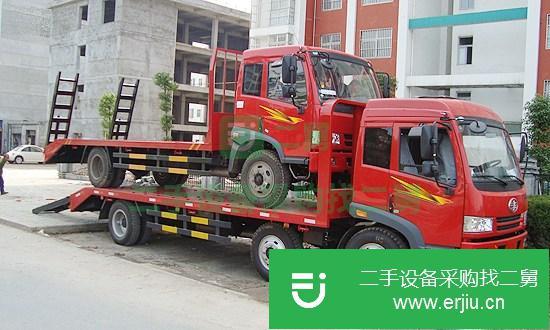 浙江出售二手大運單橋平板運輸車