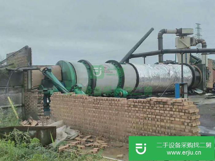 河南出售1.8×12米二手轉筒烘干機