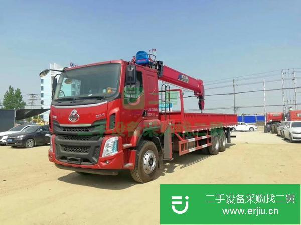 廣東出售二手12噸5節臂東風柳汽隨車吊玉柴290馬力
