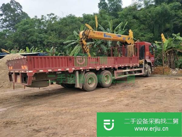 山西出售二手重汽豪曼5噸隨車吊