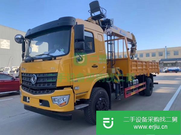 湖北出售二手東風8噸隨車吊