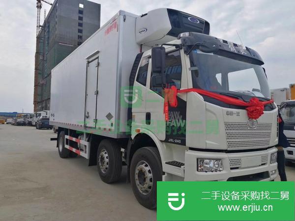 內蒙古出售二手一汽解放冷藏車