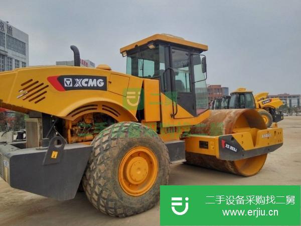 上海出售二手單鋼輪振動徐工22噸壓路機