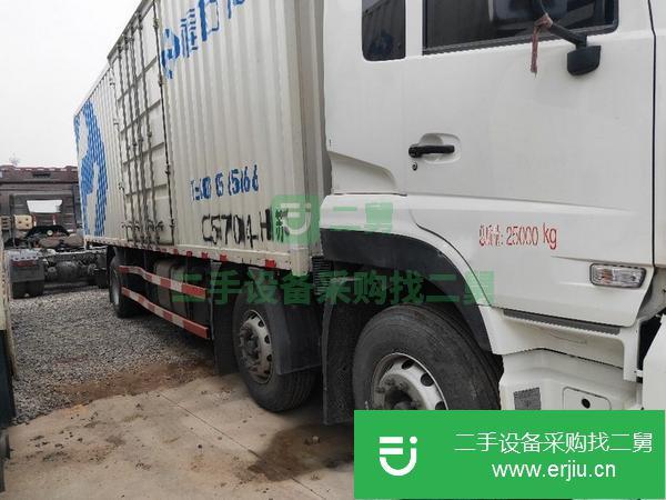 山東出售二手東風(fēng)天龍前四后四9.6米箱式貨車