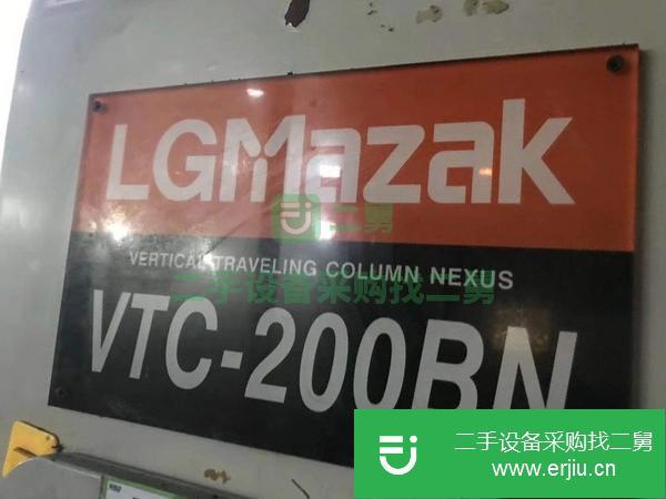 廣西出售二手馬扎克VTC-200BN立式加工中心
