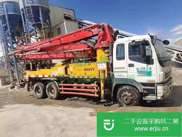 湖南出售二手三一37米泵車