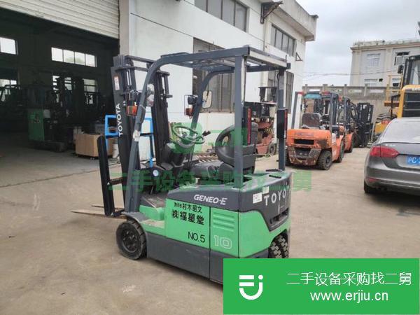 河北出售二手豐田1噸三只點電動叉車