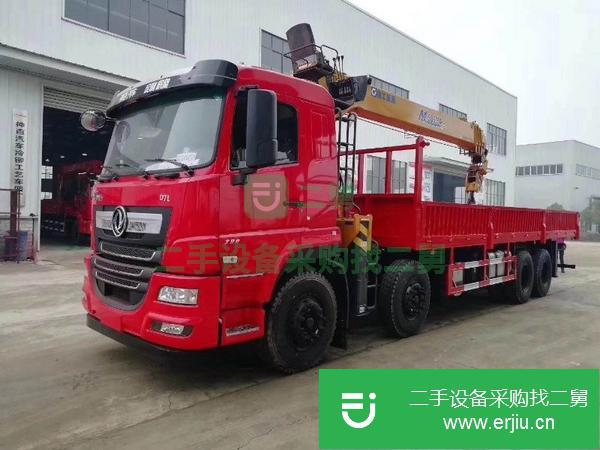 湖北出售二手東風(fēng)暢行D7L前四后八隨車吊