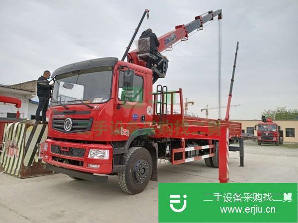 湖北出售二手東風8噸隨車吊