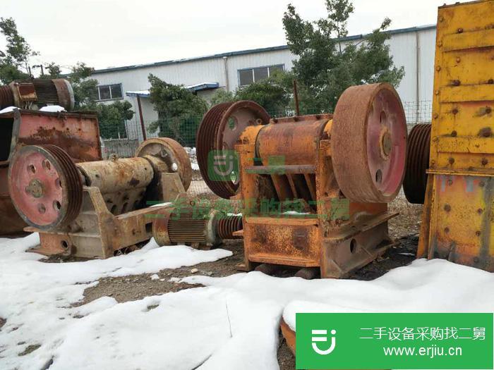 河南出售二手500×750顎式破碎機