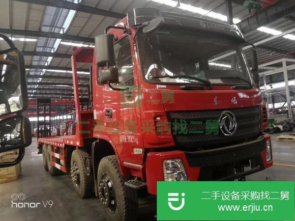 湖北出售二手東風D17前四后八挖機平板運輸車