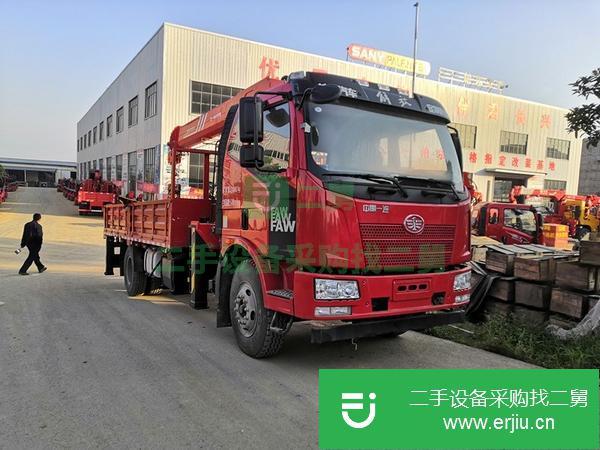 山東出售二手解放8噸隨車吊