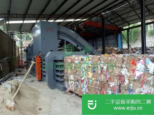 新疆出售二手全自動廢紙打包機