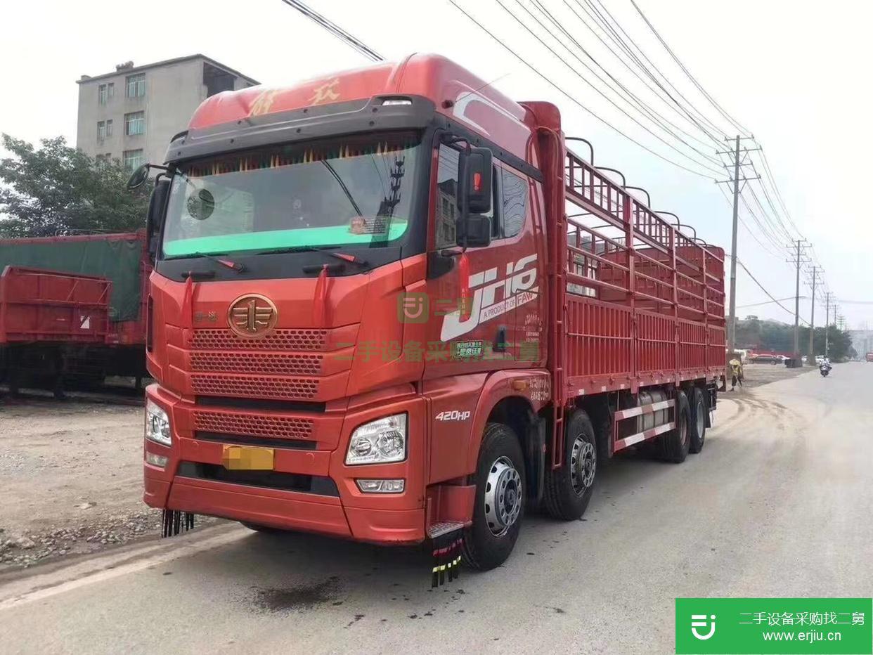 江西出售二手青島解放倉欄載貨車