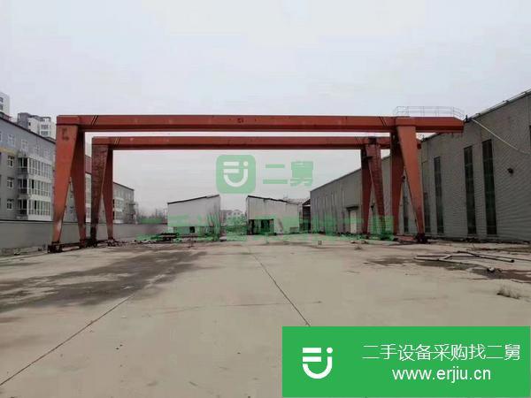 山東出售二手16噸跨距20米單懸臂7米龍門吊
