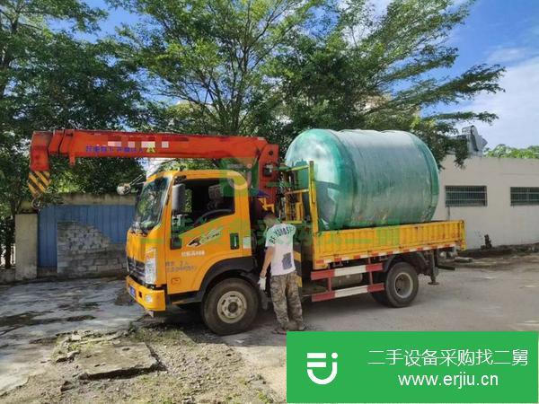 湖北出售二手富康5噸臂長9.5米隨車吊