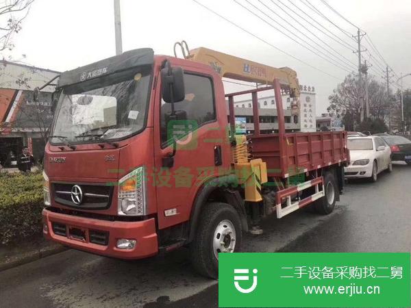 湖北出售二手大運5噸隨車吊