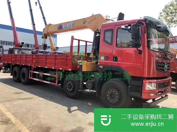 甘肅出售二手東風T5前四后八12噸隨車吊