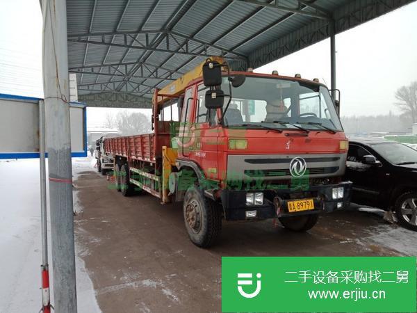 山西出售二手東風10噸隨車吊
