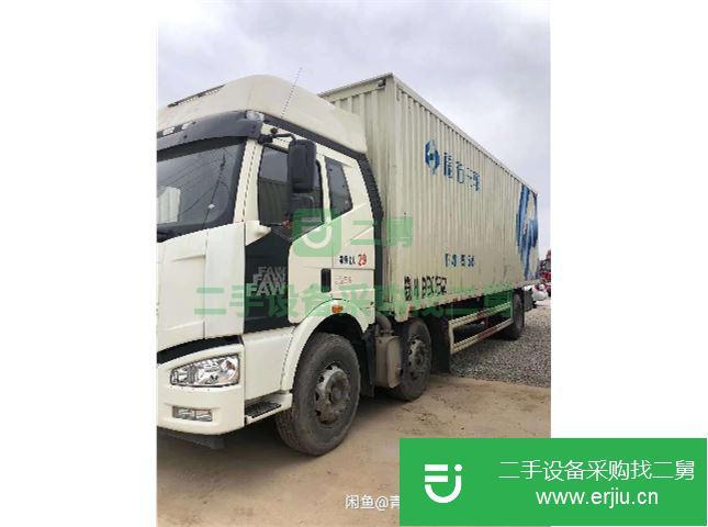 山東出售二手東風天龍箱式貨車