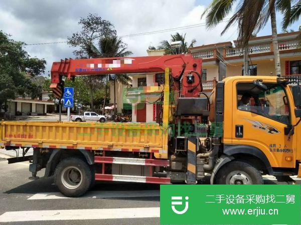 湖北出售二手富康5噸臂長9.5米隨車吊