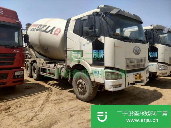 河北出售二手解放14方攪拌車