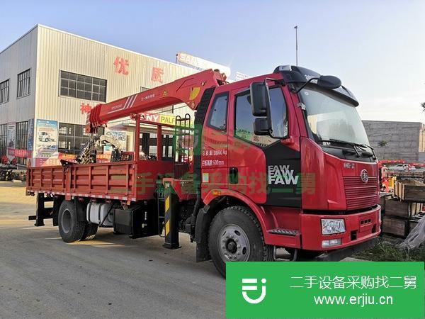 山東出售二手解放8噸隨車吊