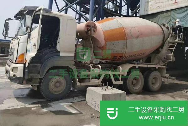 湖南出售二手日野10方攪拌車