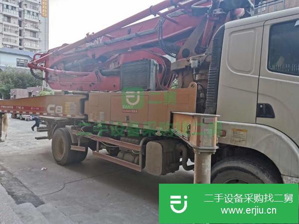 湖南出售二手三一37米泵車