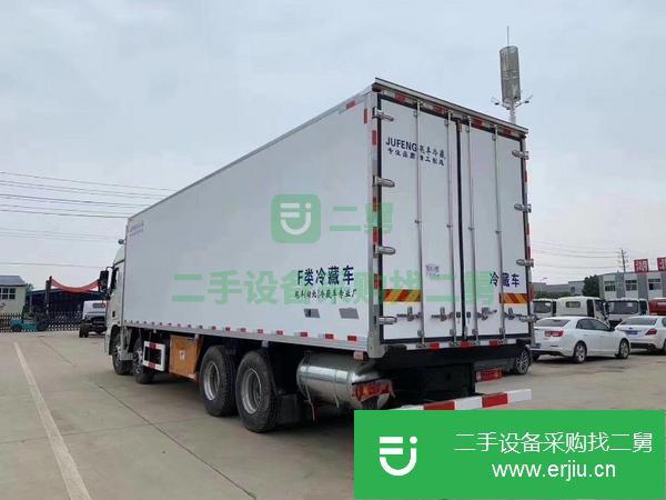遼寧出售二手福田歐曼9.6米冷藏車