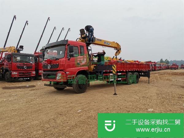 貴州出售二手東風(fēng)隨車吊后八輪12噸