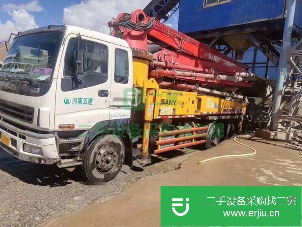 湖南出售二手三一37米泵車
