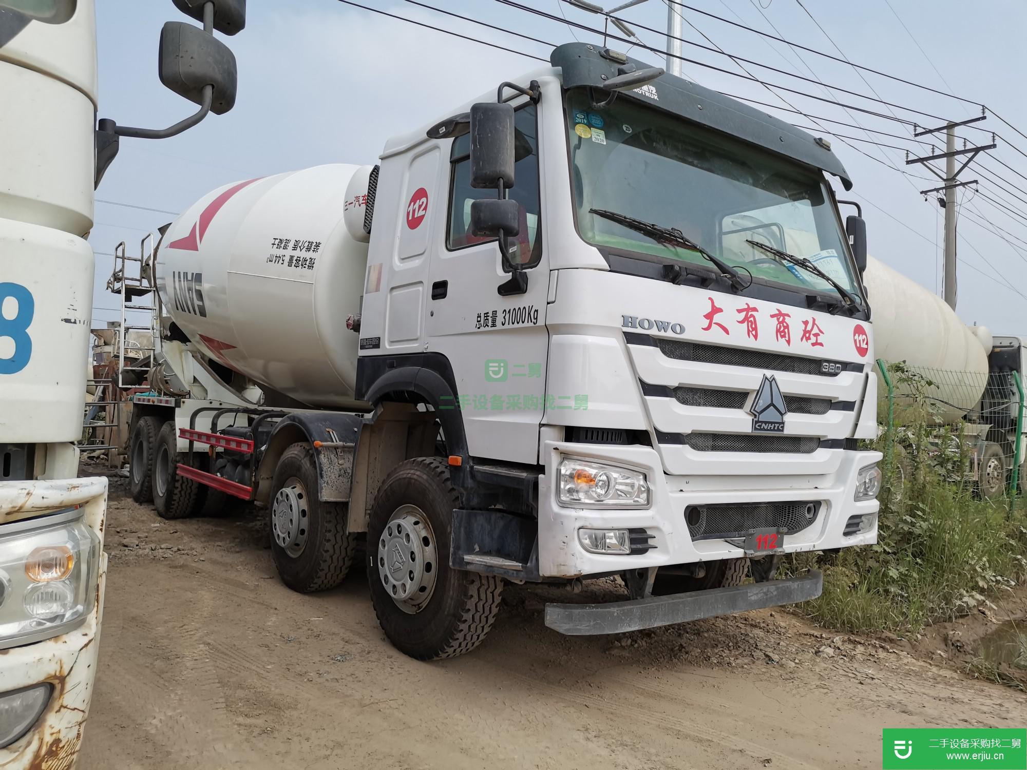 山東出售二手重汽豪沃攪拌車