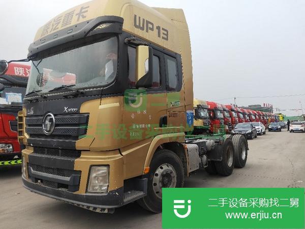 山東出售二手德龍牽引車，國五排放 500馬力帶原車液力緩速器
