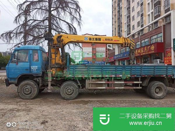 浙江出售二手小三軸徐工10噸隨車吊