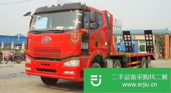 浙江出售二手大運單橋平板運輸車