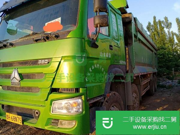 山東出售二手豪沃前四后八7.8米自卸車
