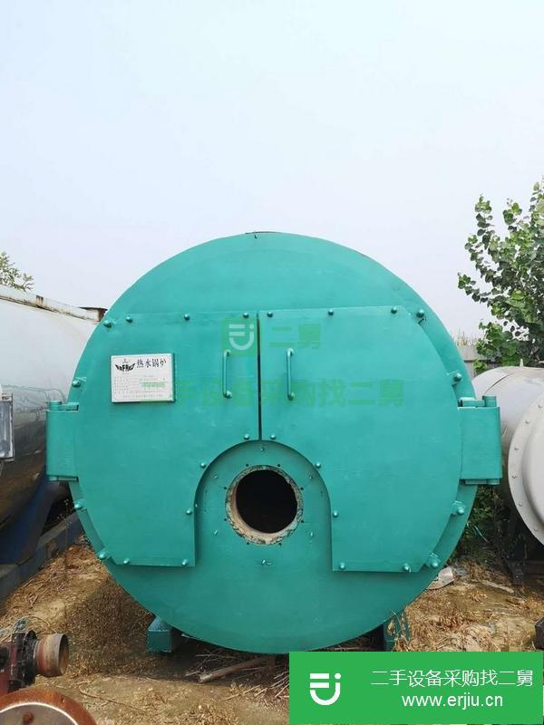 甘肅出售二手四噸燃氣燃油熱水鍋爐